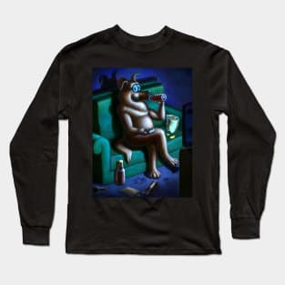 Drunk Dog Long Sleeve T-Shirt